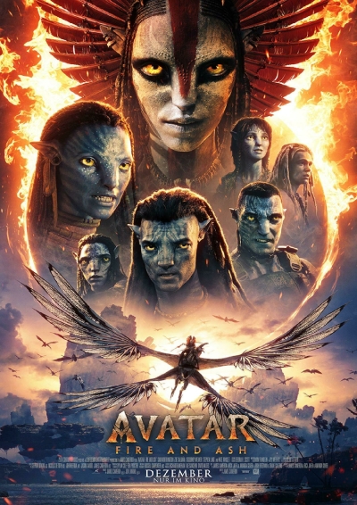 Filmplakat AVATAR: FIRE & ASH IN 2D+3D 
